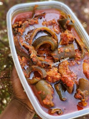 Ata Rice (Ofada Stew)